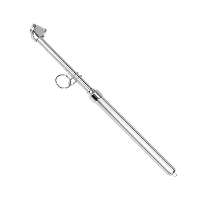 Zinc Alloy 30 Degree Air Chuck Pen Shape Wheel Pressure Tester Measurer for Trucks