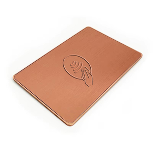 Tarjeta de Visita Metálica Mate Personalizada con Grabado Láser, NFC, Resistente al Agua, Protocolo ISO 14443A - Regalo Personalizado para Miembros - Product Image 1