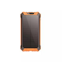 Batterie externe portable 20000mAh, batterie externe OEM portable de haute qualité, portable universel sans fil, batterie externe solaire 20000mah étanche