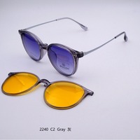 Kacamata Multifungsi Magnetik 3 in 1 Set Bingkai Kacamata Cermin Sunglasses NICE ECHA Harga Grosir Shenzhen Danyang