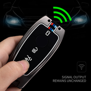 Étui porte-clés en cuir pour <span class=keywords><strong>Mercedes</strong></span>, pièces, porte-clé de voiture, pour Benz A, <span class=keywords><strong>C</strong></span>, E, S, W221, W177, <span class=keywords><strong>W205</strong></span>, W213, accessoires - Product Image 6