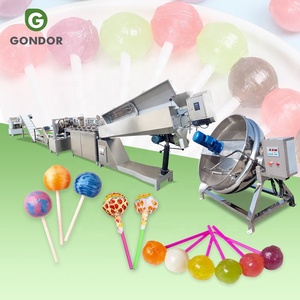 Chaîne de production complète de bonbons, machine à gaufrer à grande vitesse <span class=keywords><strong>Pastille</strong></span> Twist Ball Swirl Lollipop pour - Product Image 1