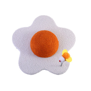 <span class=keywords><strong>Tiragraffi</strong></span> per gatti, gratta e vinci a forma di fiore per gatti, artigli mollanti resistenti Sisal, gratta e vinci da gatto in peluche morbido e liscio - Product Image 5