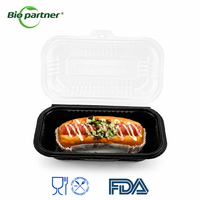 Boîte alimentaire jetable en plastique PP à 3 compartiments, anti-fuite, avec logo personnalisé, pour emporter, livraison, boîte bento, emballage
