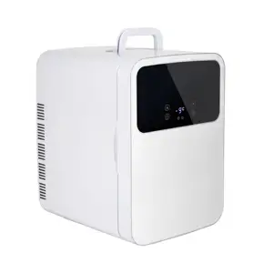 Mini refrigerador portátil para bebidas, nevera pequeña para maquillaje, refrigerador personal compacto para coche