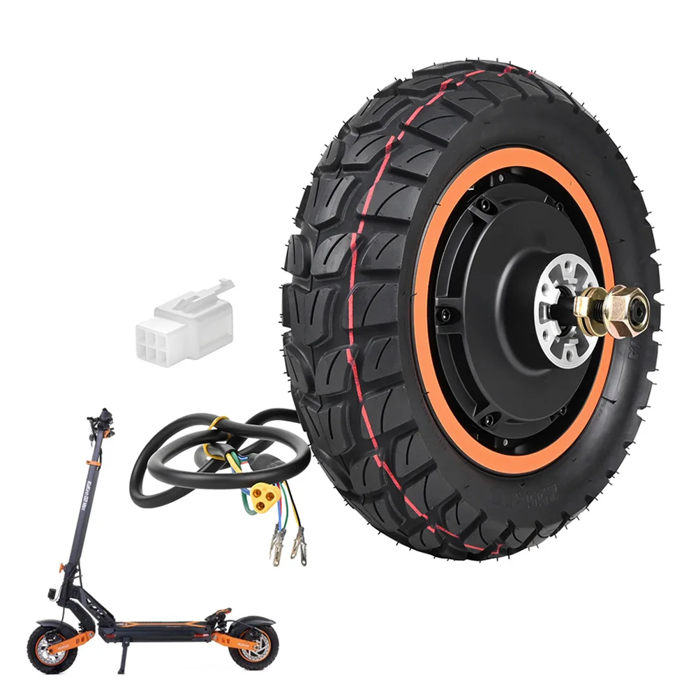 Cityneye Kukirin G2 MAX Rear Hub Motor Kit 1000W 100cm Cable 6-Hole 255x80 10 Inches Pneumatic Off-Road Tire Scooter Parts