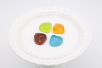 Bonbons gélifiés en forme de coquillage, saveur citron vert et raisin rafraîchissante, pour la vente en gros OEM