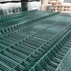 Güvenlik çevre Yard kapısı özel boyut koruma eskrim anti-hırsızlık Metal 3D Panel çit galvanizli çevre dostu - Product Image 2