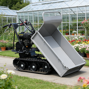 Mini-transporteur sur chenilles <span class=keywords><strong>à</strong></span> <span class=keywords><strong>moteur</strong></span> essence Ducar/Lifan/Loncin/Rato, mini-dumper hydraulique auto-chargeur <span class=keywords><strong>à</strong></span> bas prix - Product Image 1