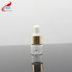 1ml 2ml 3ml 5ml dropper bottles glass vial for cosmetic oil sample bottle perfume packaging VB-183T