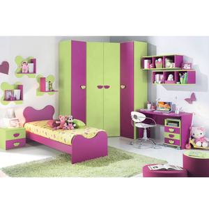 NOVA 21ETAD003 Ensemble de Mobilier de <span class=keywords><strong>Chambre</strong></span> Moderne pour Jeune <span class=keywords><strong>Fille</strong></span> Lit Simple Enfant en Bois Mobilier Complet pour <span class=keywords><strong>Chambre</strong></span> à Coucher d'Enfant - Product Image 3