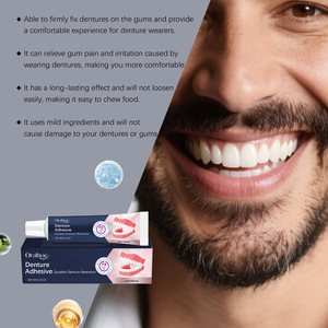 ORALHOE <strong>Denture</strong> Fixing <strong>Adhesive</strong> Natural Fit Comfortable Fixing <strong>Dentures</strong> Enhance Smile Beauty Model OR-A04-0463-01 - Product Image 4