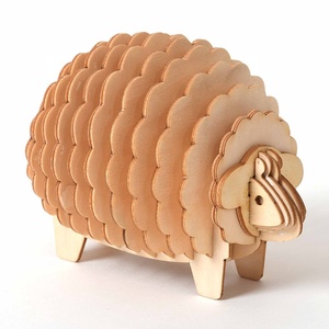 Puzzle 3d en bois, modèle Animal, ODM OEM, nouveau bricolage, ensemble de Puzzle en bois, jouets éducatifs précoces pour enfants, artisanat, vente en gros - Product Image 3
