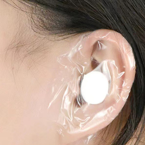 Silicona ovalada con algodón impermeable <span class=keywords><strong>pegatinas</strong></span> protectoras para los oídos desechables baño natación niños adultos parche protector para los oídos - Product Image 2