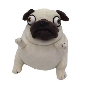 Boneka Pug Bulat Realistis 6 Inci, Mata Besar, Isi Kapas PP, Super Lembut, Teman Anjing untuk Anak-Anak, Bayi, Penggunaan Promosi - Product Image 5