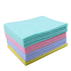 Custom 1mm 3mm 5mm Mechanical Cleaning Compact Cotton Sheet Industrial Cleaning Rag Absorbent Oil Drynonwoven Cleaning Cloth