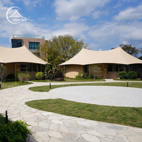 Tente de glamping en acier de luxe Yuntu pour hôtel et usage extérieur - Villa préfabriquée modulaire, faible entretien, design écologique
