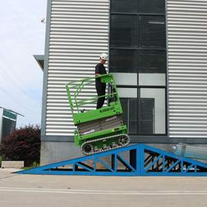 Chariot élévateur à ciseaux électrique Skyjack Plate-forme élévatrice aérienne hydraulique manuelle-Pompe élévatrice mobile remorquable pour homme - Product Image 6