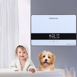 Calentador de Agua Eléctrico Telde sin Tanque, de Pared, con Cubierta Blanca, 5500W, Aleación de Titanio, Pantalla LED de Temperatura, para Uso Doméstico - Product Image 3