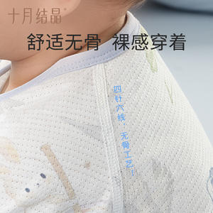 Body de Bebé de Manga Corta para Otoño, Modelo Crystal, Delgado, de Punto Suave, Unisex, para Primavera/Verano, Ropa para Recién Nacidos - Product Image 5