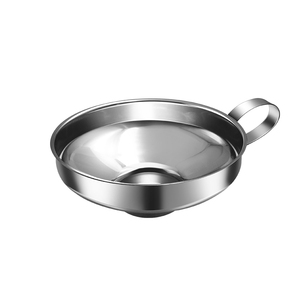 Funil de funil líquido multifuncional, de aço inoxidável, boca larga, concha, funil - Product Image 1