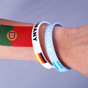 Pulsera de Silicona con Bandera Nacional de Fútbol 2026, 48 Equipos, Pulseras para Fanáticos y Animadores, Recuerdo de Partido de Fútbol y Artículos para Fiestas, Venta al Por Mayor - Product Image 5