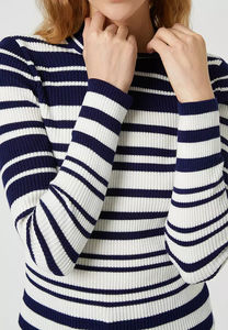 Женские узкие свитера, Корейская толстовка с круглым вырезом, шерстяной пуловер с флисовой подкладкой для юниоров, осенняя одежда, кашемировый свитер - Product Image 3