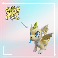 Dreamon 20cm Peluche en Polyester Personnalisée avec Remplissage en Coton PP pour Tous les Âges Dragon