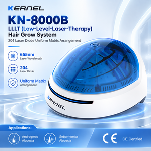 KN-8000B 650nm LLLT 모발 성장 헬멧, AGA(안드로겐성 탈모증) 및 남성성 탈모증 모발 손실 두피 치료를 위한 비침습적 레이저 치료 - Product Image 1