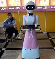 Robot de service de restauration intelligent ONA Cobot Navigation autonome et livraison intelligente pour l'usine et le service de restauration