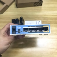 Router Inalámbrico Mikrotik RB951G-2nD 1ge Usado, en Chino e Inglés, WiFi 802.11n 2.4G de Alta Velocidad, Banda Ancha, Software ROS