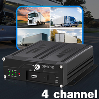 Ensemble de caméra MDVR mobile DVR de haute qualité 8 canaux 1080P avec 8 caméras 360 degrés universelles 8 canaux SD 4G GPS Solution MDVR