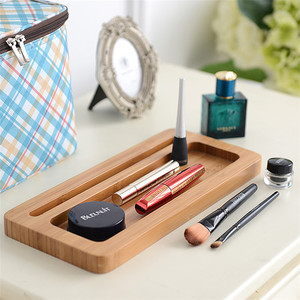 Organizador de Escritorio de Bambú, Caja de Almacenamiento Rectangular de Madera para Material de Oficina y Teléfono Móvil - Product Image 2