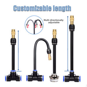 정원, 온실, 수족관용 만능 금속 노즐 분무기 - 농장용 미세 분무, 물주기, 가습, 분무 - Product Image 5