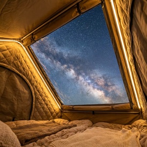 Tente <span class=keywords><strong>de</strong></span> <span class=keywords><strong>toit</strong></span> rigide en aluminium Zentopia Panoramic Skyview, imperméable, pour observation des étoiles, pour SUV, camping <span class=keywords><strong>de</strong></span> luxe en plein air - Product Image 2