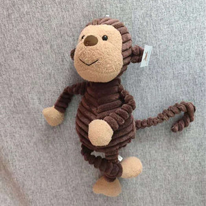 크리에이티브 홈 데코 줄무늬 동물 인형, 키즈 및 반려견 스트레스 해소 애착 인형 못난이 인형 - Product Image 2