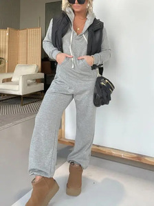 Nuevo Mono de Otoñ<span class=keywords><strong>o</strong></span> Invierno, Informal, a la Moda, de Color Sólido, con Capucha, para Mujer - Product Image 6