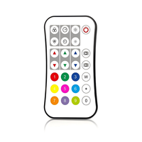 Télécommande RF ultra-mince 1 zone RGB/RGBW R9 avec voyant lumineux LED pour éclairage RGB/RGBW