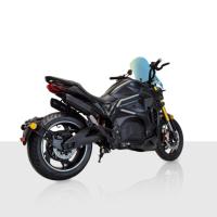 Moto électrique de style Diavel avec une autonomie de 300 km en une seule charge, idéale pour les longues distances et les voyages