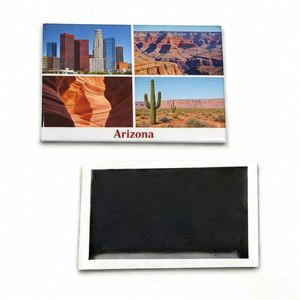 Imán Decorativo con Imagen del Paisaje del Gran Cañón, Arizona, con Rutas 66, Phoenix, Sedona y Cactus, Recuerdo de Viaje - Product Image 1
