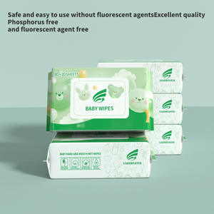 Toallitas húmedas para bebés Lianhuayin 80+20 unidades, toallitas húmedas para manos y boca, limpieza suave con aloe vera hidratante - Product Image 5