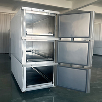 Armoire mortuaire multi-tiroirs de style européen et américain avec réfrigération pour une conservation hygiénique, design durable et écologique