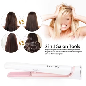 Plancha de Pelo Iónica de Cerámica Pequeña, Nueva, Portátil, Inalámbrica - Product Image 6