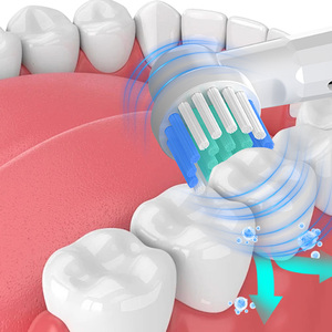 Testine di Ricambio per Spazzolino Elettrico Personalizzabili in Materiali Biodegradabili con Alimentazione USB, Compatibili con <span class=keywords><strong>B</strong></span> <span class=keywords><strong>Oral</strong></span> - Product Image 3