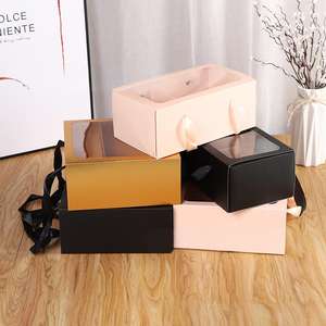 <span class=keywords><strong>Caja</strong></span> de regalo de <span class=keywords><strong>Origami</strong></span> dorada <span class=keywords><strong>cuadrada</strong></span> elegante, <span class=keywords><strong>caja</strong></span> de arreglo floral DIY para ramos de boda de San Valentín, <span class=keywords><strong>caja</strong></span> de recuerdo de fiesta ecológica - Product Image 3