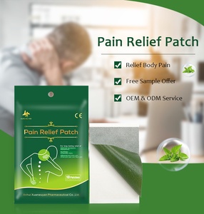 Fourniture de soins de santé en gros plâtre menthol à base de plantes à chaleur efficace sans patchs de douleur pour les muscles du cou - Product Image 2