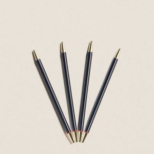 Wholesale High-End 1.0 Width Slim Twist Metal Ballpoint <b>Pen</b> Double-End with Two <b>Color</b> Ink Promotional Slim Ball <b>Pen</b> for Office - Product Image 6