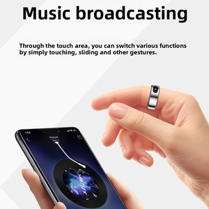 Anillo inteligente R08 con IA, monitor de salud, tecnología transparente, monitor de frecuencia cardíaca y sueño, joyería de fitness para hombres y mujeres, OEM, resistente al agua. - Product Image 4