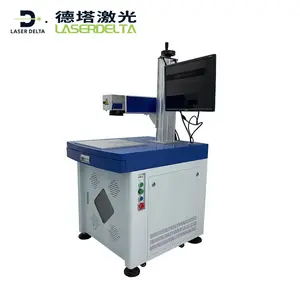 Máquina de marcação a laser UV para cabos, preço competitivo, usada para marcação de cabos, braçadeiras de nylon, metal, plástico e vidro