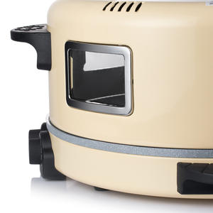 เครื่องทำพิซซ่าไฟฟ้า2200วัตต์พร้อมจานทำอาหารขนาด40ซม. เคลือบสารนอนสติ๊กปรับอุณหภูมิได้และควบคุมเวลาได้ฟรี - Product Image 5